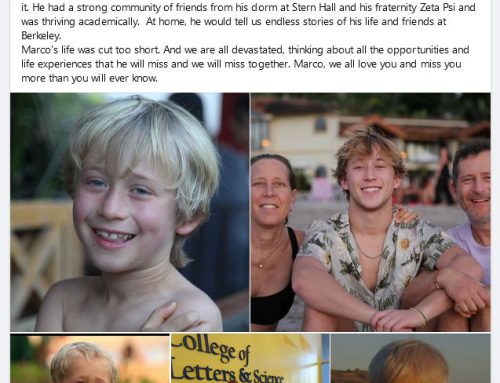 Former YouTube CEO Susan Wojcicki’s son, Marco Troper, passes away at 19
