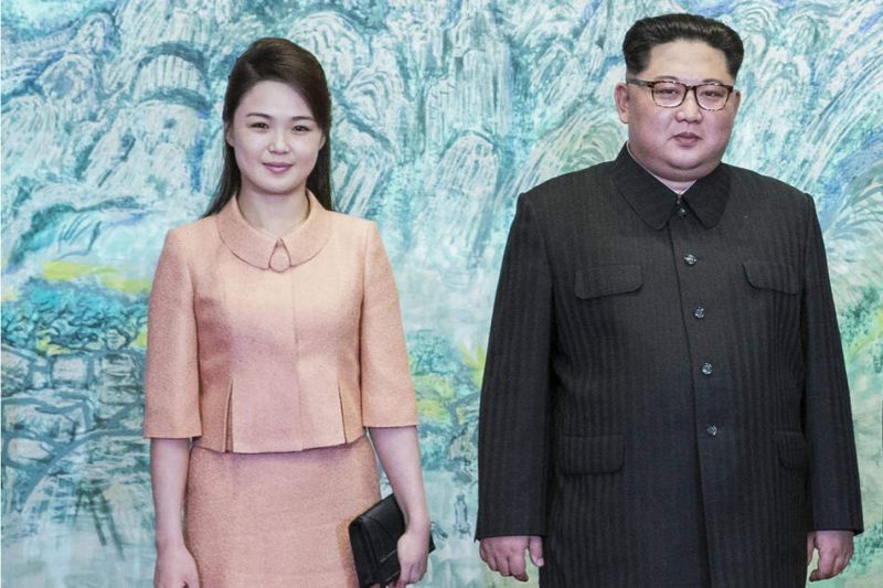 Ri Sol-ju and Kim Jong-un