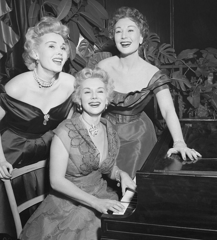 Zsa Zsa, Eva and Magda Gabor 1953